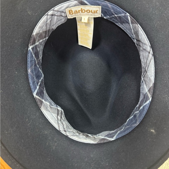 Barbour Black Fedora Hat